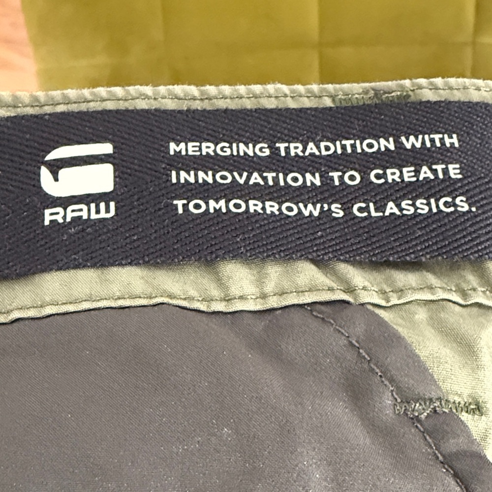 G-Star Olive Green Cargo Pants - Picture 4 of 5